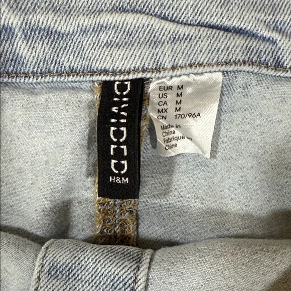 H&M Divided Light Blue Denim Bandeau Top SKU1279 - Picture 2 of 11